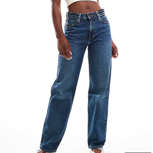 Levi’s 94 Baggy Jeans Size 26 Dark Wash Navy Blue - Picture 1 of 8